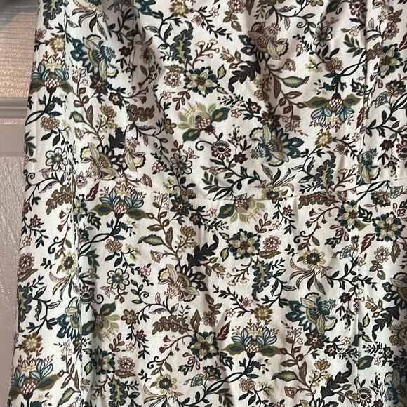 NWT Francesca’s Floral Print Long Dress With front Slit - Picture 3 of 7